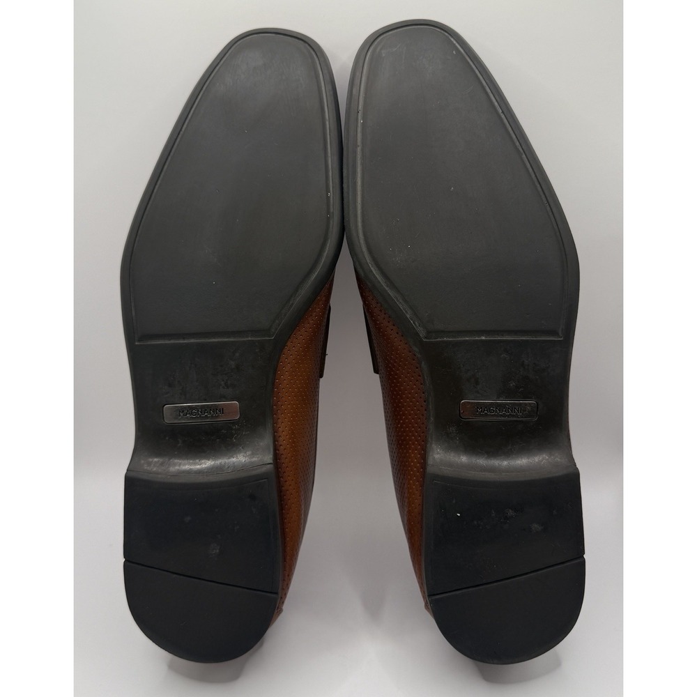 Magnanni Cognac Salas Men's Dress Shoe Size 8.5 M Style 19232 EUC - Picture 12 of 12